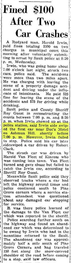 Docs Motel - Jan-15-1953 Article